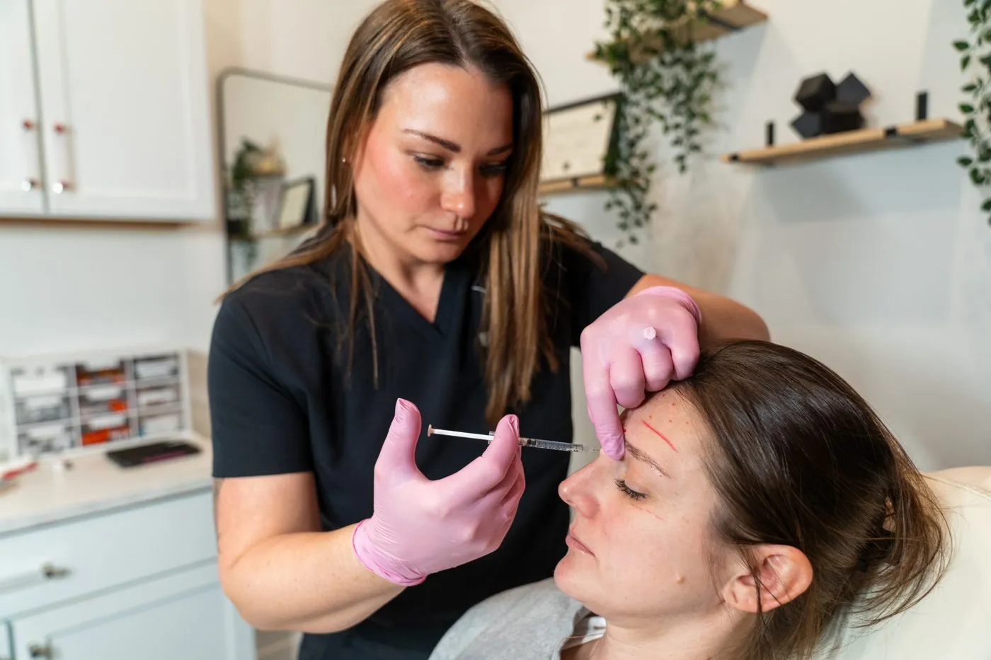Lip waxing at Raw Glo Med Spa in Waukesha, WI