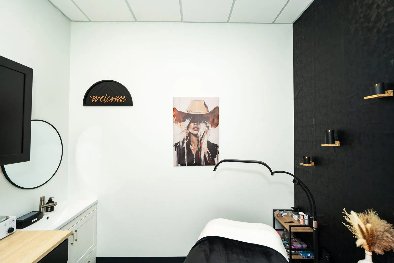 The treatment room where Jeuveau injections are performed at Raw Glo Med Spa in Waukesha, WI