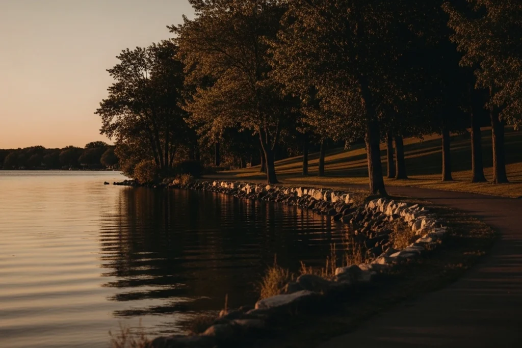 Provider assessing face and skin to prioritize a more rested look for Oconomowoc clients